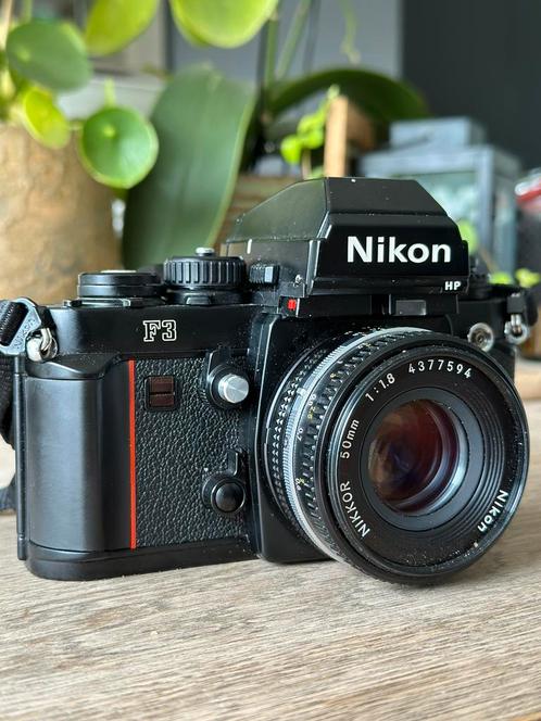 Nikon F3 + Motor Drive (top staat!), Audio, Tv en Foto, Fotocamera's Analoog, Zo goed als nieuw, Nikon, Ophalen of Verzenden