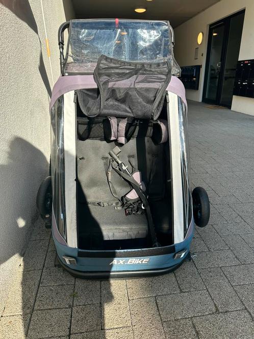 AX-Bike fietskar – bijna nieuw, compleet met doos, Fietsen en Brommers, Fietsaccessoires | Aanhangwagens en Karren, Zo goed als nieuw