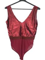 Glo-Story glitter lovers body wijnrood M/L, Kleding | Dames, Ondergoed en Lingerie, Glo-story, Verzenden, Rood, Body of Korset