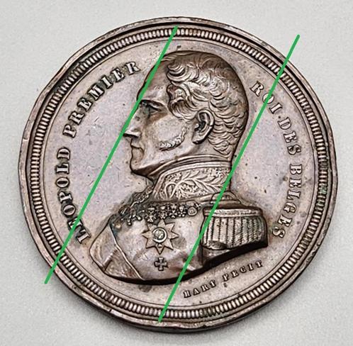 Medaille Cholera 1849 Leopold I, Verzamelen, Militaria | Algemeen, Ophalen of Verzenden