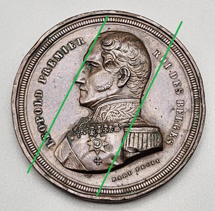Medaille Cholera 1849 Leopold I, Verzamelen, Militaria | Algemeen, Ophalen of Verzenden