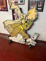 Grand PLV de Tintin renforcer avec du bois, Collections, Enlèvement, Tintin, Utilisé