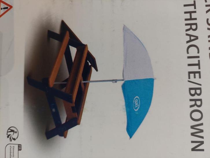 Zand/water picknicktafel, Tuin en Terras, Picknicktafels, Nieuw, Rechthoekig, Hout, Kinderpicknicktafel, Ophalen