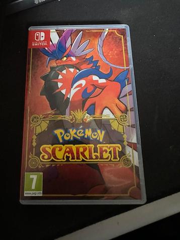 Pokemon scarlet Nintendo Switch game
