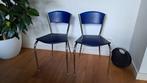 Confortables chaises vintage Baleri Italia en bleu roi, Utilisé, Enlèvement ou Envoi
