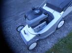 tondeuse tractée ROBINE 5CH châssis aluminium, Tuin en Terras, Grasmaaiers, Ophalen, Cirkelmaaier, Zo goed als nieuw, Opvangbak