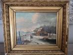 schilderij schaatser, Ophalen of Verzenden