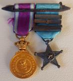 medaille miniatuur Belgisch Congo, Verzamelen, Overige soorten, Ophalen of Verzenden, Lintje, Medaille of Wings