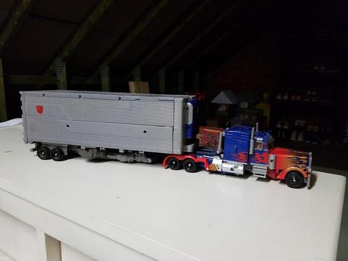 Transformers optimus prime, groot model, Verzamelen, Speelgoed, Zo goed als nieuw, Ophalen