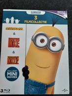3 Filmcollectie: Verschrikkelijke ikke 1, 2,Minions blu ray, Ophalen of Verzenden, Zo goed als nieuw, Tekenfilms en Animatie