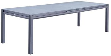 Uittrekbare tuintafel, 180/240x100cm antraciet, 6-8 personen beschikbaar voor biedingen