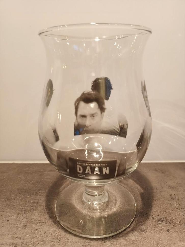 Duvel Daan bierglas, Verzamelen, Glas en Drinkglazen, Zo goed als nieuw, Bierglas, Ophalen of Verzenden