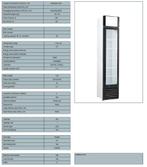 Vitrine verticale réfrigérée négative 145 litres, Electroménager, Enlèvement, Comme neuf