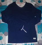 S small longsleeve v-hals Esprit EDC blauw t-shirt als nieuw, Blauw, Ophalen of Verzenden, Zo goed als nieuw, Esprit