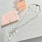 Parel ketting - Lola Rose London + Certificaat witte parels, Handtassen en Accessoires, Kettingen, Wit, Ophalen of Verzenden, Zo goed als nieuw