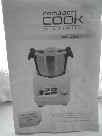 Compact COOK platinum + panier vapeur + découpe légumes beschikbaar voor biedingen