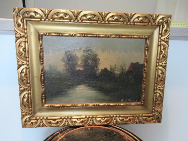 Schilderij te koop, Antiek en Kunst, Kunst | Schilderijen | Klassiek, Ophalen of Verzenden