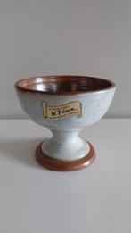 Vintage gres / steengoed kelk van poterie d´art W. Biron, Antiquités & Art, Enlèvement ou Envoi