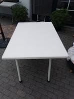 Klaptafel met verstelbare voet, Ophalen, Zo goed als nieuw, Rechthoekig, Kunststof