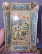 Ancien cendrier tôle liqueurs Mokaïne publicitaire, Gebruikt, Verzenden