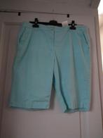 Turkooise shorts voor dames. 48/50 (C&A) 98% katoen, Kleding | Dames, Broeken en Pantalons, Gedragen, C&A, Blauw, Driekwart