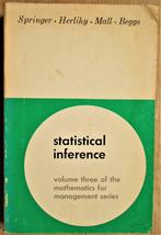 Statistical Inference - 1966 - Springer/Herlihy/Mall/Beggs, Livres, Livres d'étude & Cours, Envoi, Utilisé, Enseignement supérieur professionnel