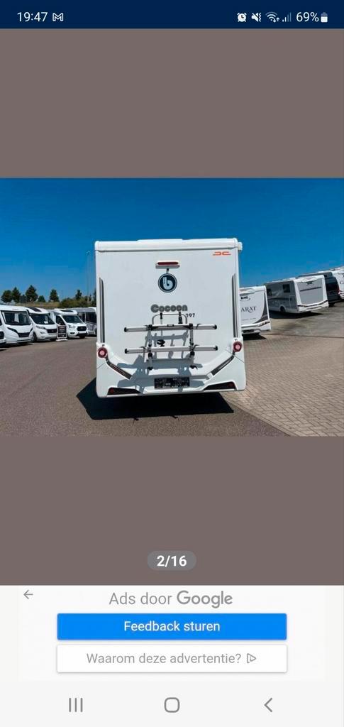 Bj 2022 heavy chassis, rijbewijs c, Caravans en Kamperen, Mobilhomes, Particulier, Ophalen