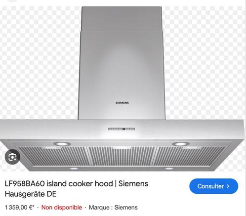 Siemens LF958BA60 afzuigkap, Elektronische apparatuur, Afzuigkappen, Nieuw, Vrijstaand, Eilandschouwkap, Ophalen