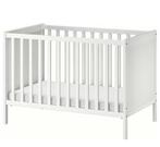 Ikea Sundvik babybedje wit 60x120 cm, Kinderen en Baby's, Ophalen, Zo goed als nieuw, Lattenbodem