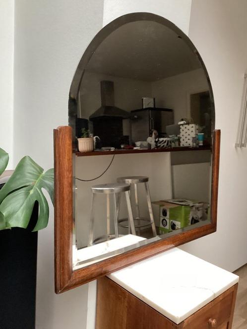 Art Deco Spiegel, Antiek en Kunst, Curiosa en Brocante, Ophalen of Verzenden