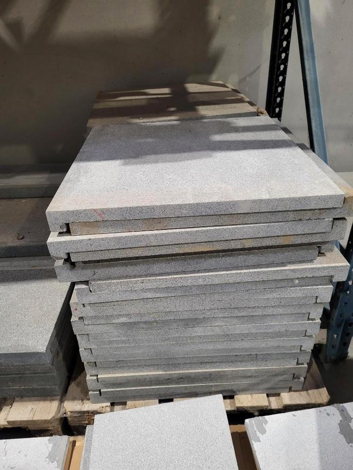 Boordsteen 60 x 60 - Zwembad, Tuin en Terras, Tegels en Klinkers, Natuursteen, Ophalen