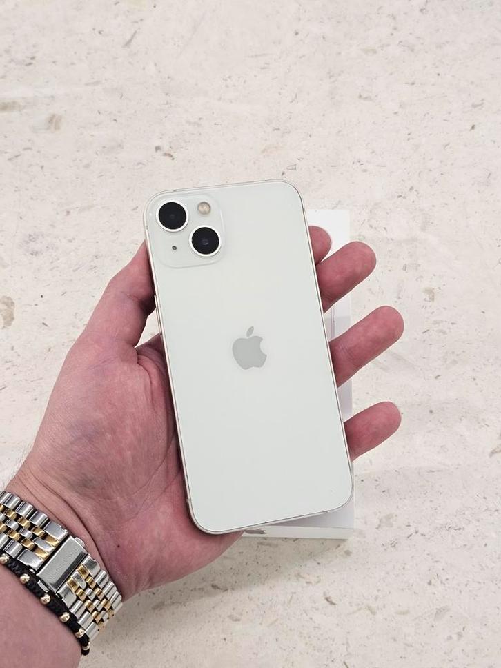 IPHONE 13 5G 128GB STARLIGHT, Telecommunicatie, Mobiele telefoons | Hoesjes en Screenprotectors | Apple iPhone, Zo goed als nieuw