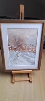 Raymond Adriaensen - Winterlandschapsschilderijtje, Ophalen