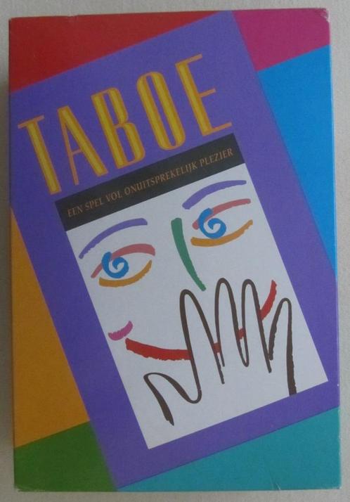 Taboe - gezelschapsspel - zo goed als nieuw !, Hobby en Vrije tijd, Gezelschapsspellen | Kaartspellen, Zo goed als nieuw, Verzenden