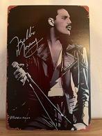 Freddie Mercury Queen metalen plaat, Verzamelen, Muziek, Artiesten en Beroemdheden, Ophalen of Verzenden, Zo goed als nieuw