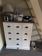 Apothekers Kast Riviera Maison, Huis en Inrichting, Ophalen, 100 tot 150 cm, Met lade(s), 25 tot 50 cm