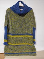 Gebreide trui, blauw-groen met opstaande kraag., Enlèvement, Neuf, Bleu