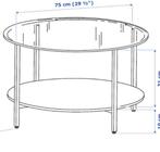 Vitre pour table, Huis en Inrichting, Tafels | Salontafels, Ophalen, Glas