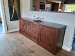 Dressoir,eik 220 breed x 50 diep x 82 CM. hoog, Huis en Inrichting, Kasten | Dressoirs, Ophalen, Gebruikt
