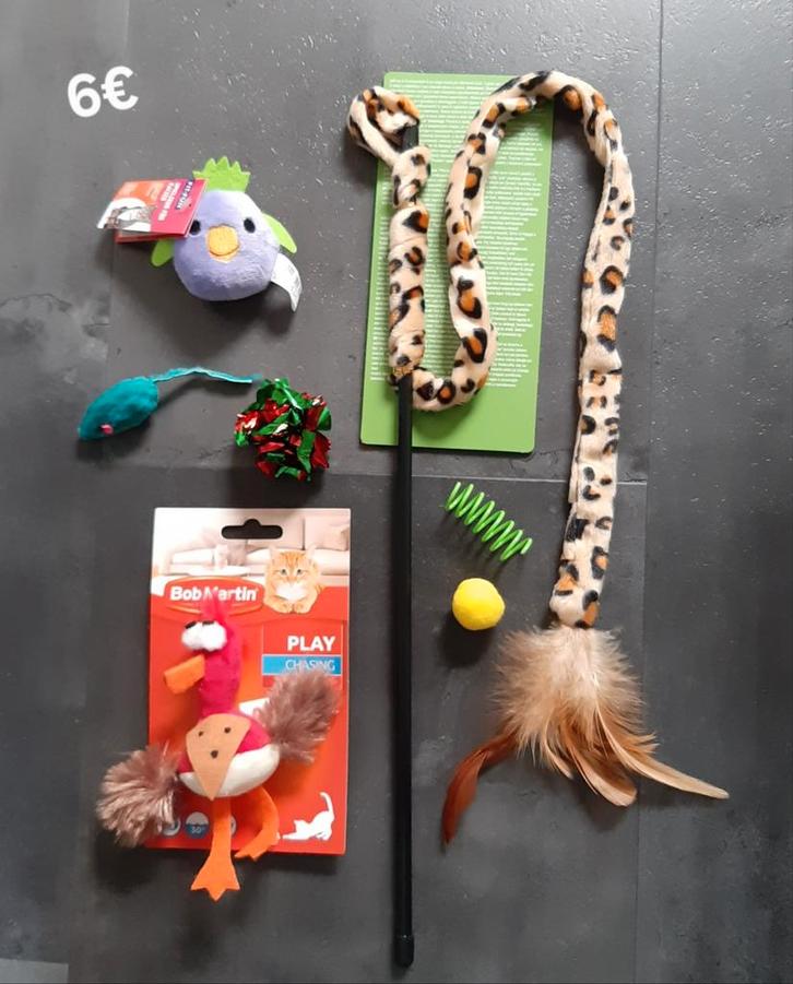 Kattenspeelgoed set nr 2, Dieren en Toebehoren, Kattenspeelgoed, Nieuw, Ophalen of Verzenden