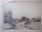 Landschap tekening Jean De Groote, Antiek en Kunst, Kunst | Tekeningen en Fotografie, Ophalen