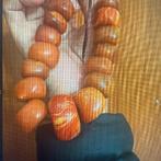 Zeer oude barnsteen armband, Ophalen of Verzenden, Zo goed als nieuw, Bruin, Overige materialen