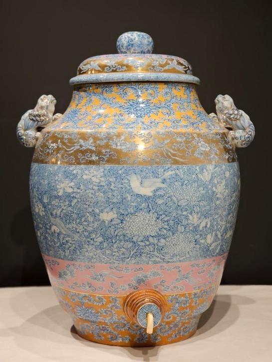 Groot porseleinen vat Qing, Antiek en Kunst, Antiek | Porselein, Ophalen of Verzenden