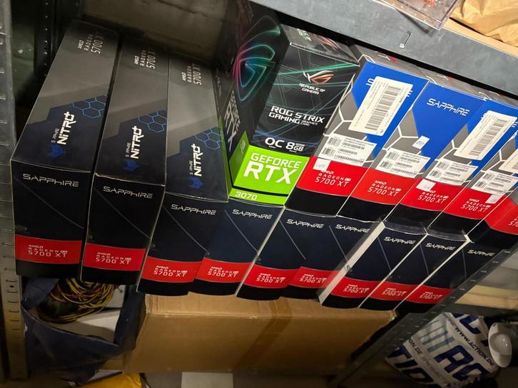 Stock cartes graphiques , bundel carte mere , alimentation, Computers en Software, Moederborden, Zo goed als nieuw, AMD, Ophalen