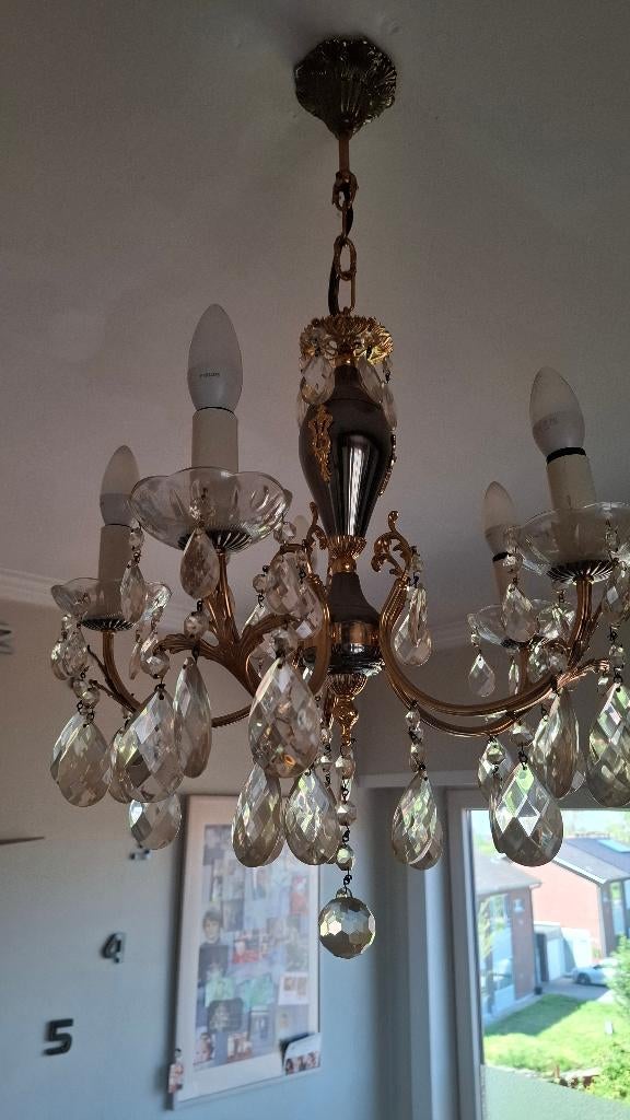 kristallen luster vintage 30 jaar oud, Ophalen