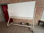 Groot magneet en whiteboard op wielen. 100x200 cm, Enlèvement, Comme neuf, Tableau blanc