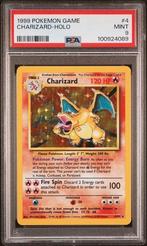 4/102 base charizard psa 9, Hobby en Vrije tijd, Ophalen of Verzenden, Foil