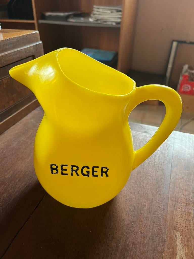 Lot de 2 pichets publicitaires Pastis Berger, Verzamelen, Ophalen of Verzenden, Gebruikt, Overige typen