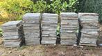 Lot blauwe steen 95 stuks gebruikt, Ophalen, Gebruikt, Hardsteen, Vloertegels