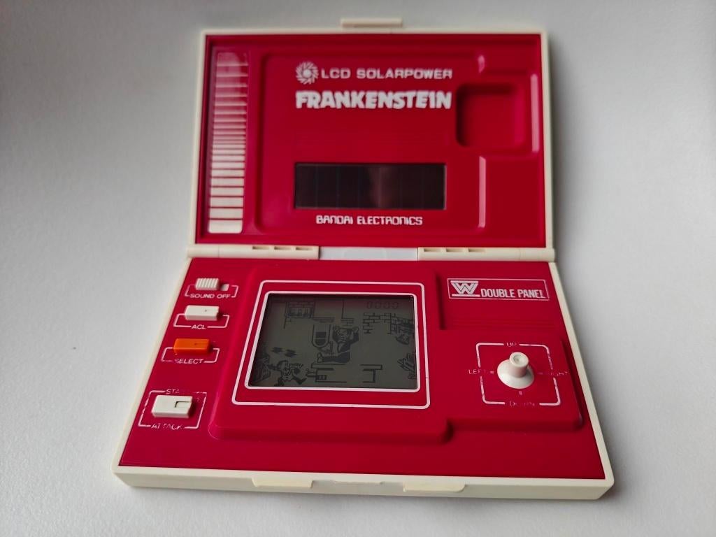 vintage portable Bandai Frankenstein LCD Solarpower, Informatique & Logiciels, Ordinateurs Vintage, Enlèvement ou Envoi, Bandai